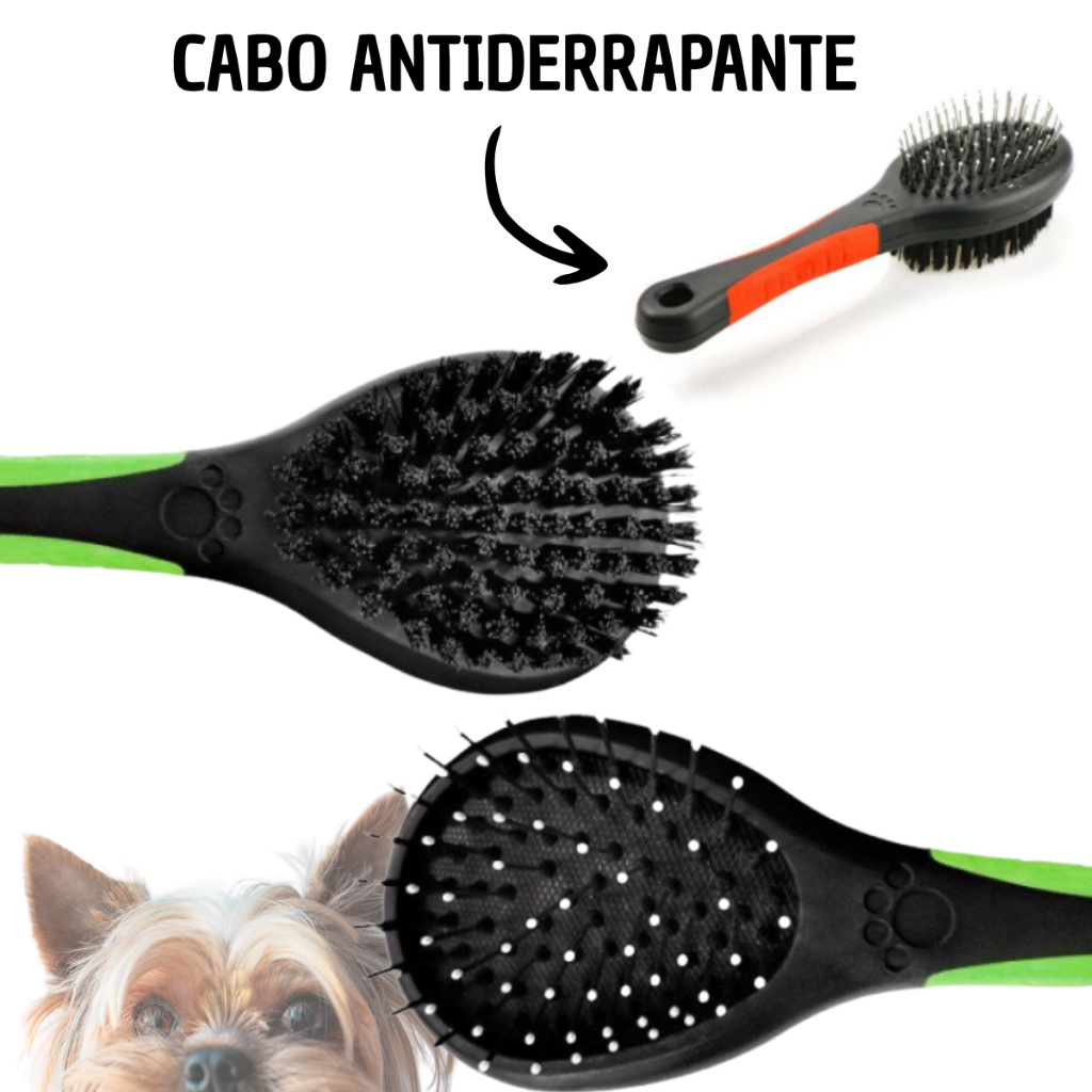 ESCOVA DUPLA PRETA